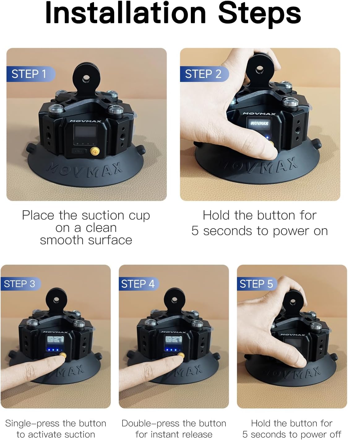 Solar Electronic Suction Cup (For Blade Arm)