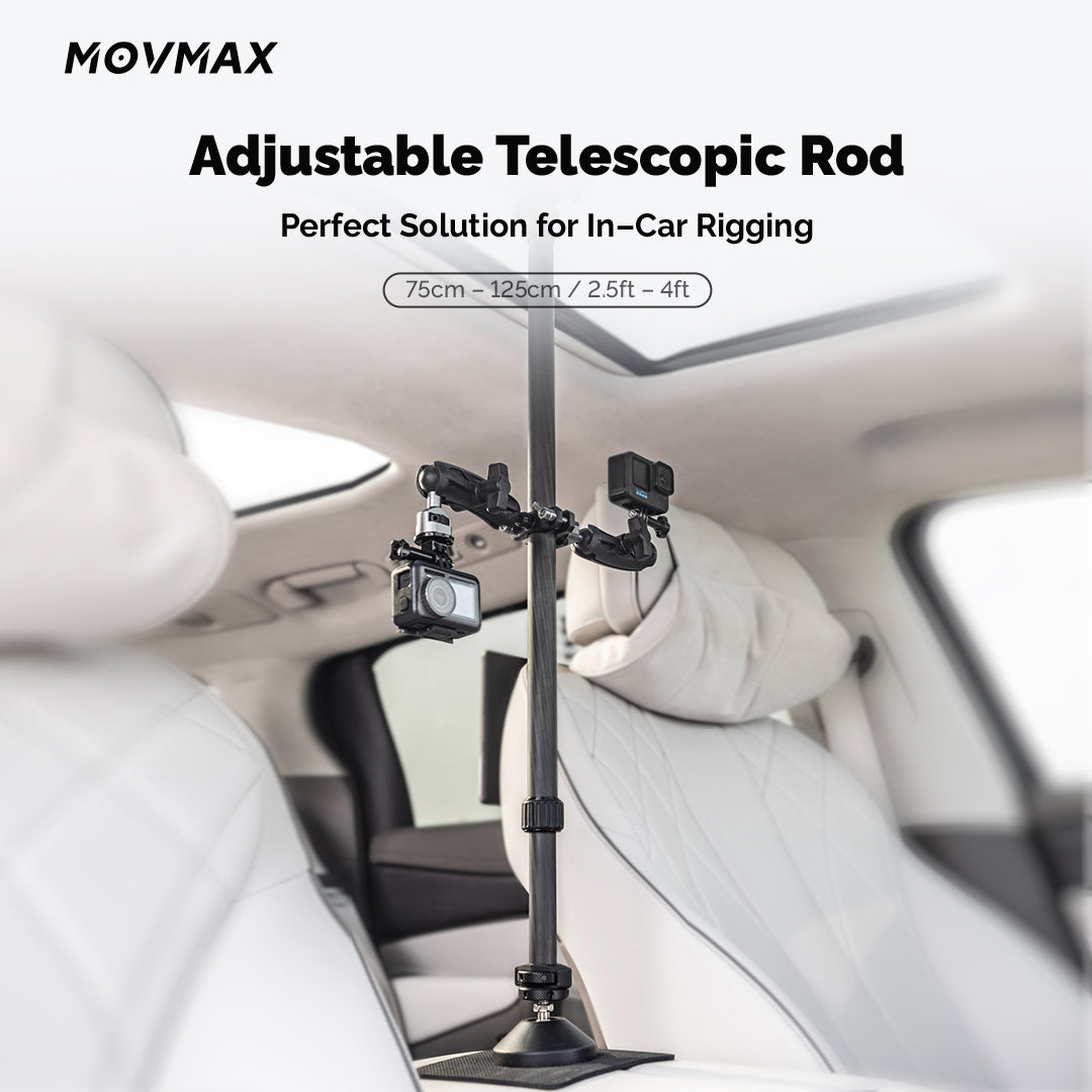 Adjustable Telescopic Rod (75-125cm/2.5ft-4ft)