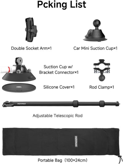 Adjustable Telescopic Rod for Insta 360(1m/3.3ft)