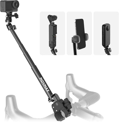 Adjustable Selfie Stick Kit Elite (Round Tube)