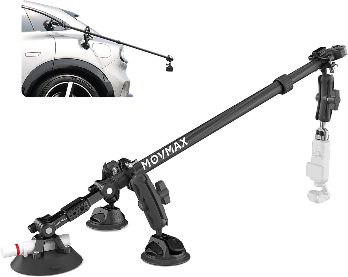 Adjustable Telescopic Rod for Car Mounting (86-136cm/2.8ft-4.4ft)