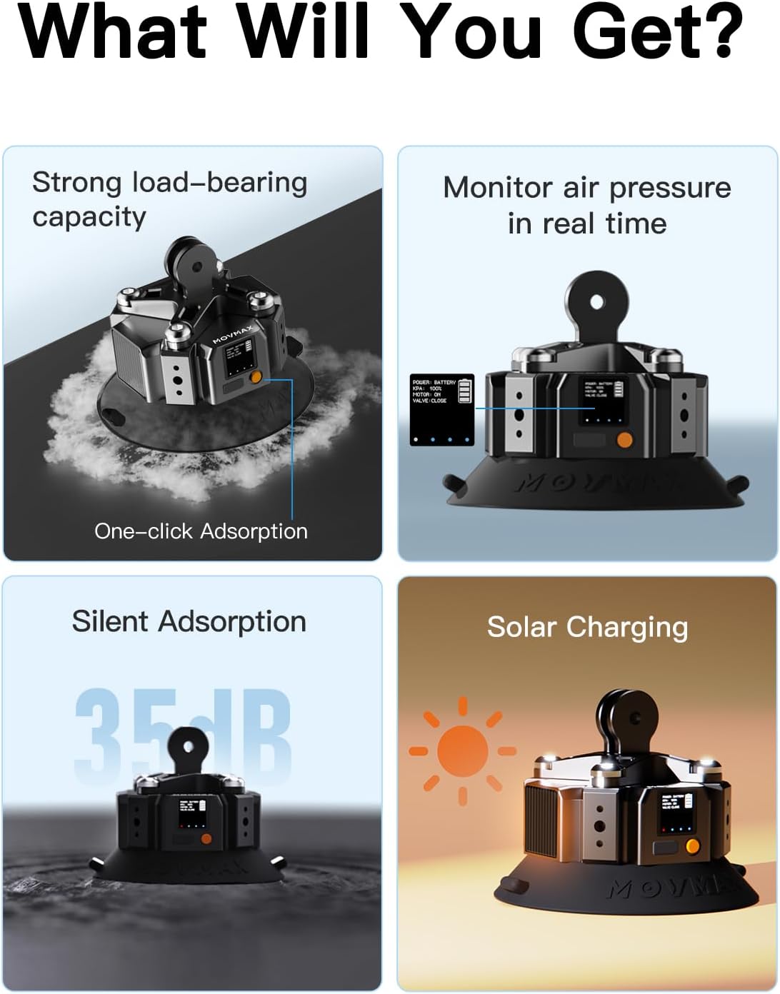 Solar Electronic Suction Cup (For Blade Arm)