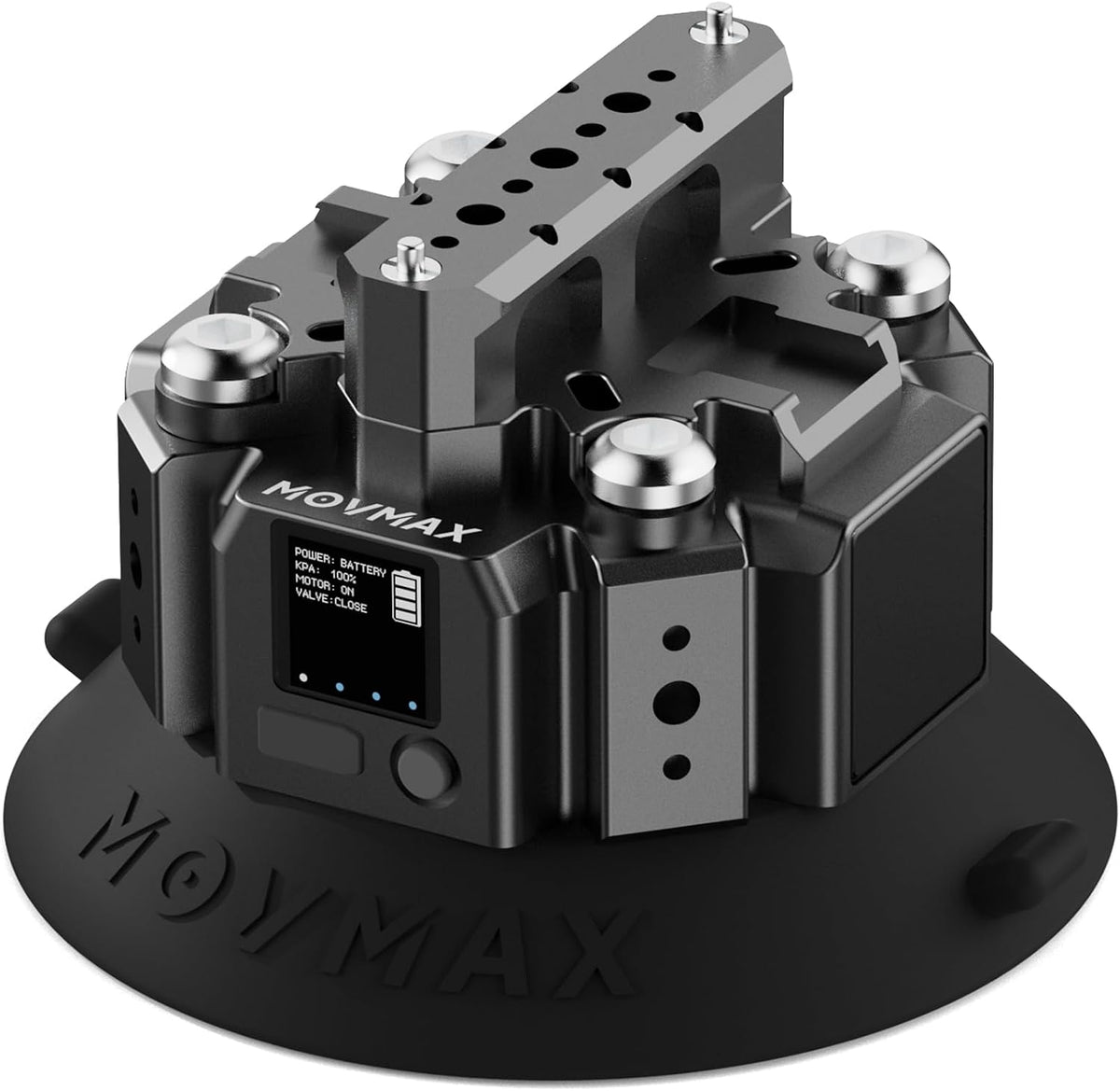 Solar Electronic Suction Cup with NATO Rail