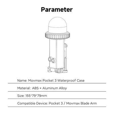 Pocket 3 Waterproof Case