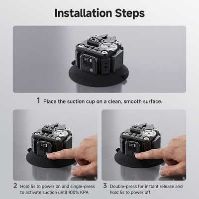 Solar Electronic Suction Cup with Multi-Interface Expansion Module