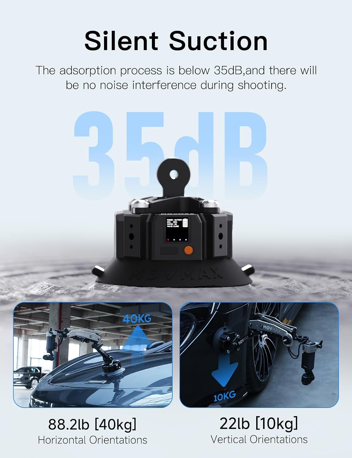 Blade Arm Solar Electronic Suction Cup Kit