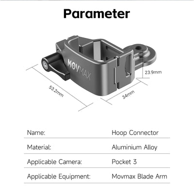 Hoop Connector For Blade Arm